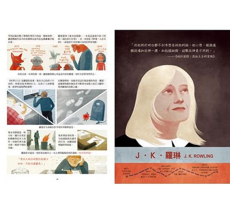 在他們成為世界知名作家之前：那些你意想不到的成長抉擇(給中小學生的圖文傳記）